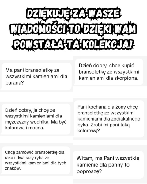 Bransoletka dla Byka 12 KAMIENI MOCY