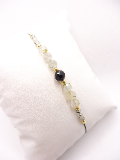 Bransoletka z Czarnym Turmalinem, Prehitem i Frenitem