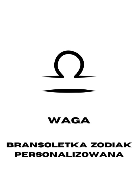 Bransoletka Waga z kamieni naturalnych na jedwabnej nici - Personalizowana Bransoletka Waga z kamieni naturalnych na jedwabnej nici - Personalizowana