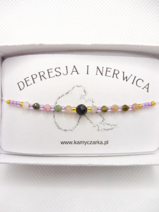 Bransoletka z Kamieni Naturalnych na Depresję i Nerwicę