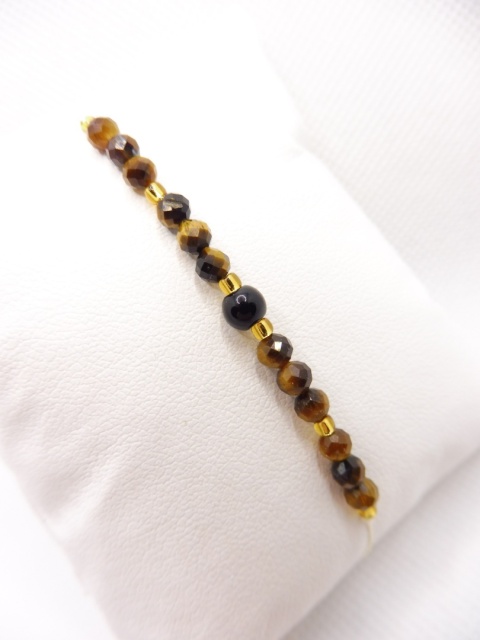 Bransoletka z Tygrysim Okiem i Onyks