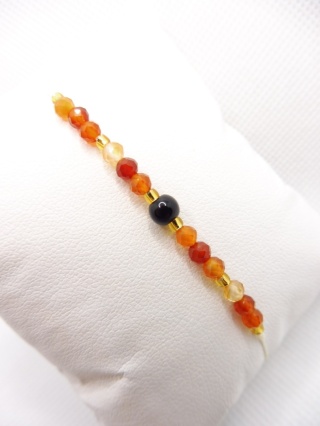 Bransoletka z Karneol i Onysks