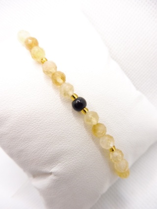 Bransoletka z Cytrynem i Onyks