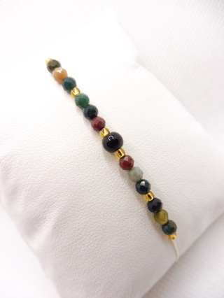 Bransoletka z Heliotropem i Onyksem