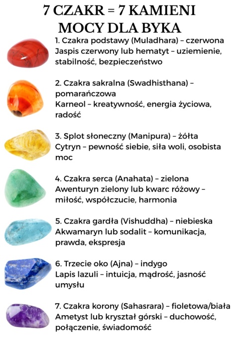 Bransoletka 7 CZAKR/7 Kamieni Mocy Zodiakalna Gold