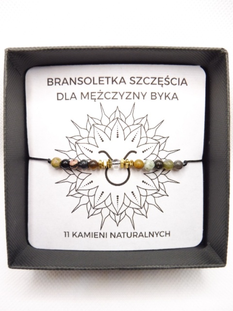 Bransoletka dla Byka Męska Na Szczęście