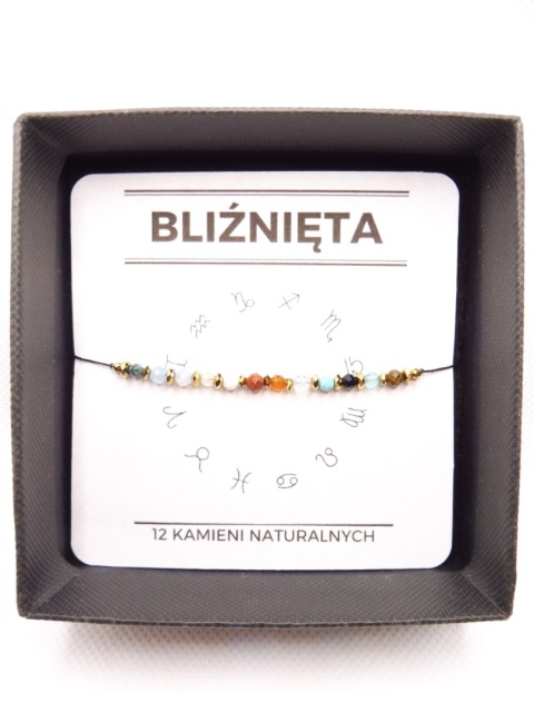 Bransoletka dla Bliźniąt 12 KAMIENI MOCY