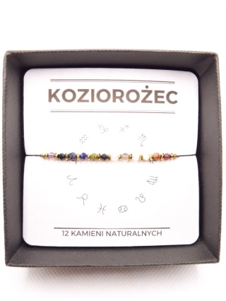 Bransoletka dla Koziorożca 12 KAMIENI MOCY