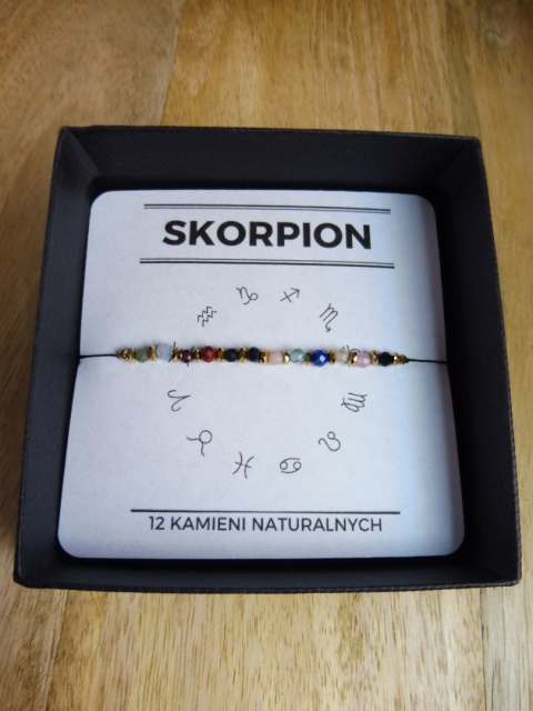 Bransoletka dla Skorpiona 12 KAMIENI MOCY