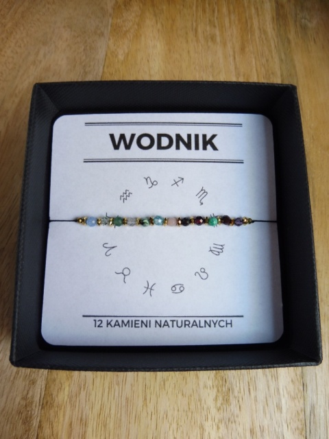 Bransoletka dla Wodnika 12 KAMIENI MOCY