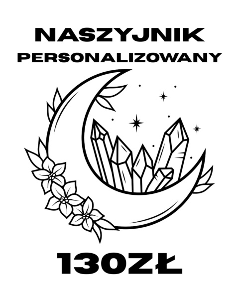 Naszyjnik z Kamieni Naturalnych - Personalizowany